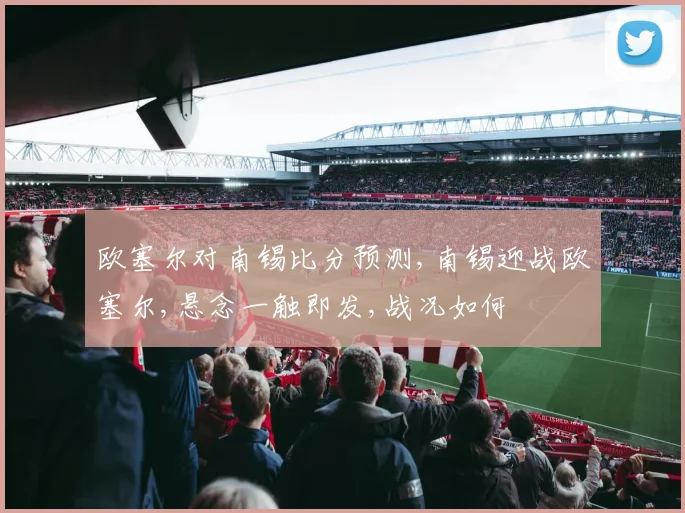 欧塞尔对南锡比分预测,南锡迎战欧塞尔,悬念一触即发,战况如何